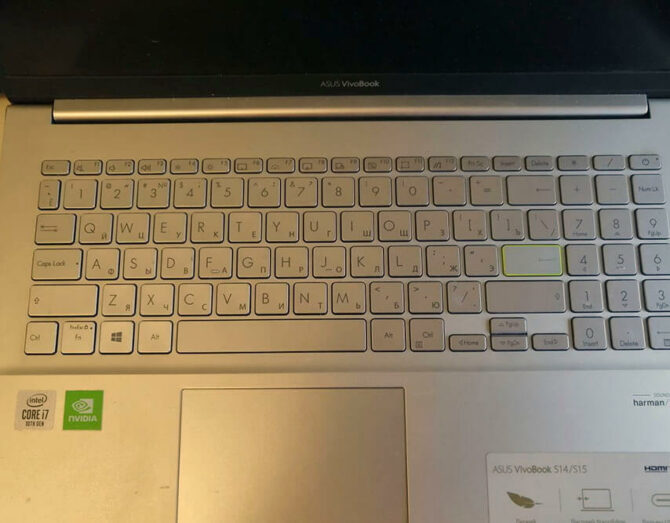 фото ремонт клавиатуры ноутбука ASUS